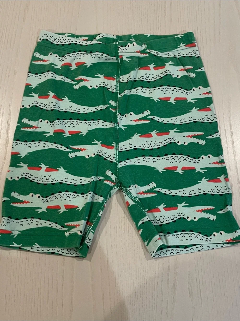 Hanna Andersson HannaJams Short John Pajama Set (Crocodile Smile) - Size 12 150